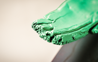 unique designer Trivet or bowl in turquoise