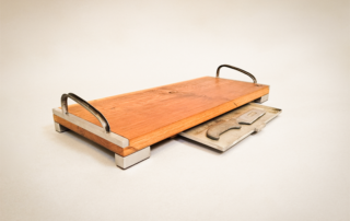 Unique Cutting Board with integrated knife