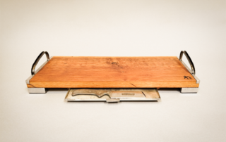 Unique Cutting Board with integrated knife