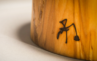 Key Rack made from turned wood base