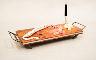 Unique Service Plateau with fork, looking like a crab