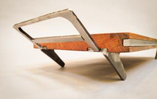 Unique Service Plateau with fork, looking like a crab