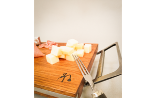 Unique Service Plateau with fork, looking like a crab