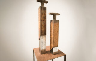 Unperfcet Design Candleholders called Butler's Glow unique Pair