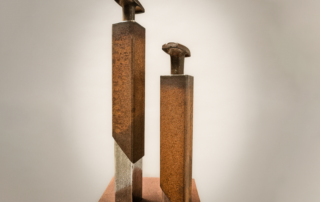 Unperfcet Design Candleholders called Butler's Glow unique Pair