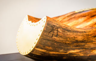 Trivet or Bowl out of wood called The Leg