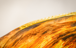 Trivet or Bowl out of wood called The Leg