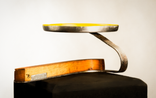 Small designer Trivet in yellow