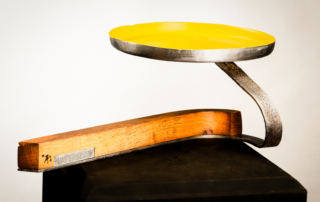 Small designer Trivet in yellow